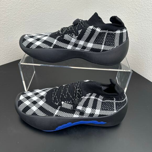Burberry Men Check Plaid Knit Sock Sneakers Black White Trainer Men 10 EU 43 NIB main image 8
